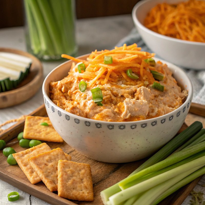Keto Buffalo Chicken Dip