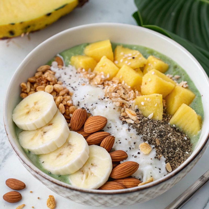 Tropical Pineapple Smoothie Bowl