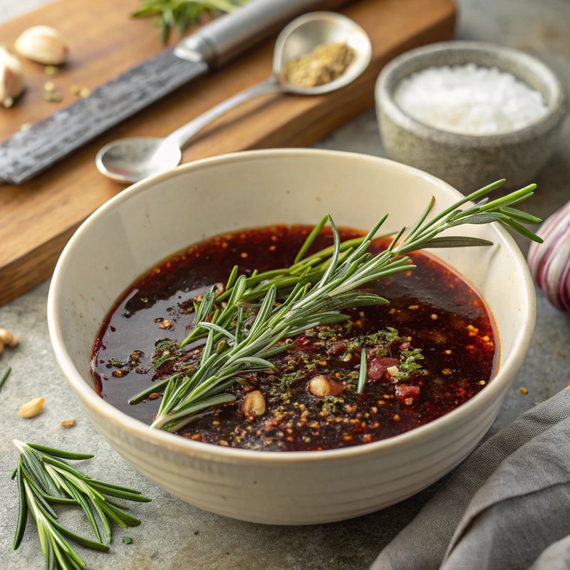 Red Wine and Garlic Marinade