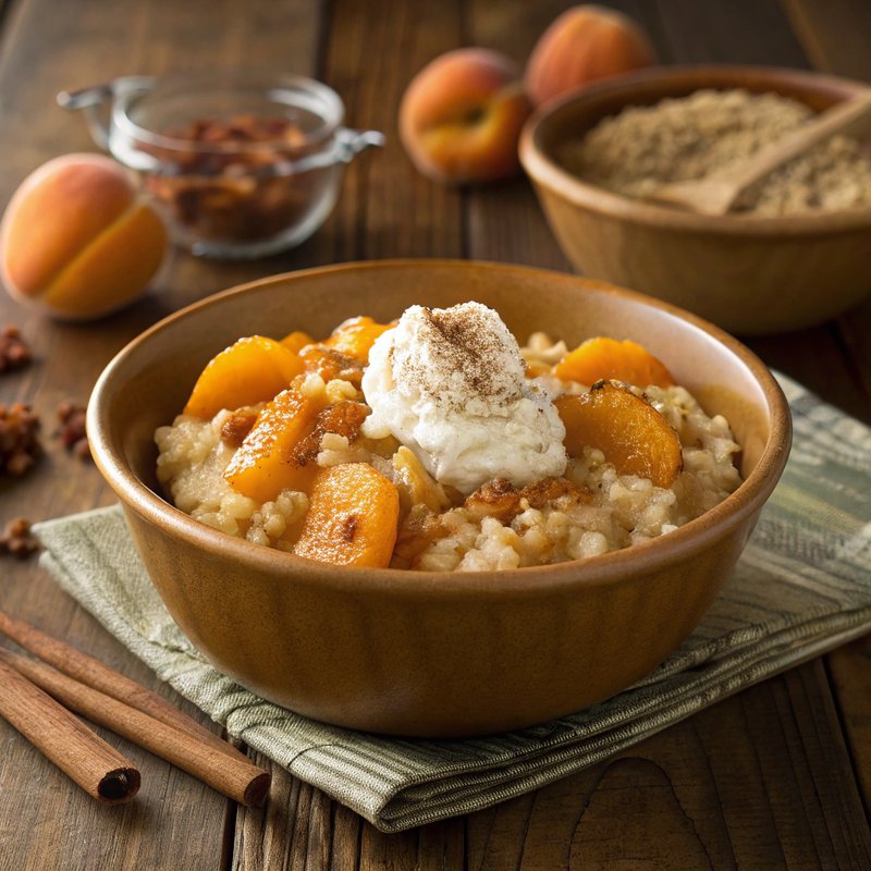 Apricot Cobbler Risotto