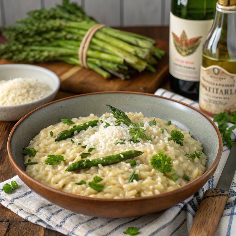 Creamy Asparagus Risotto