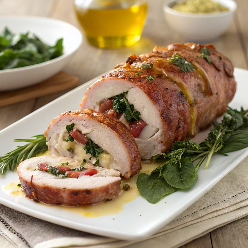 Prosciutto Stuffed Pork Tenderloin