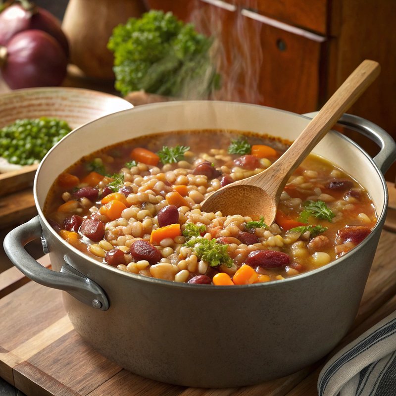 Hearty Bean and Barley Stew