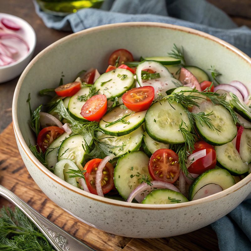 Keto Cucumber Salad