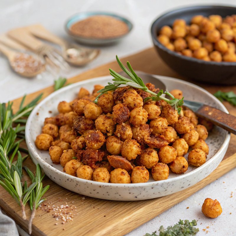 Crispy Baked Chickpeas