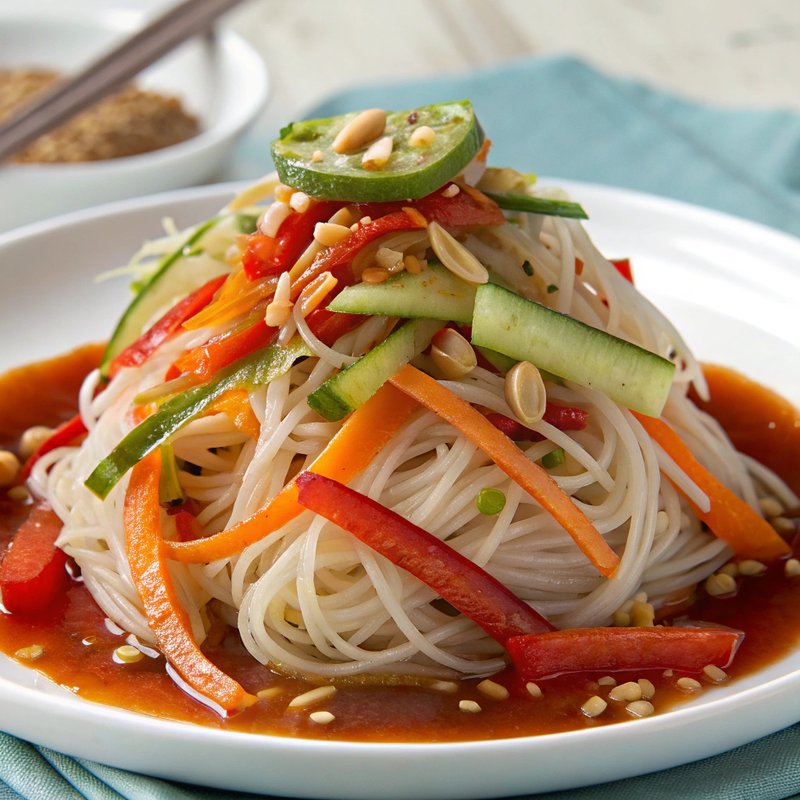 Laping - Tibetan Mung Bean Noodle Delight