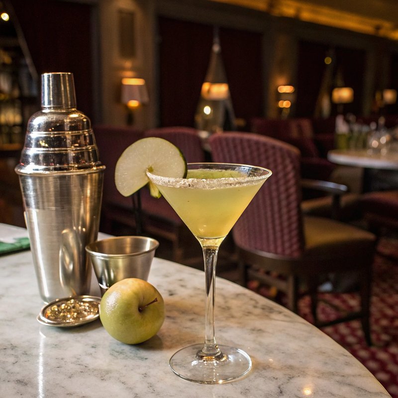 Classic Appletini Martini