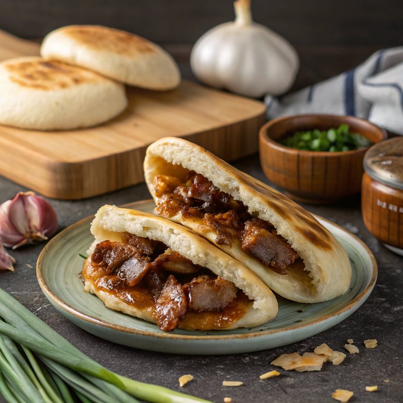 Authentic Chinese Hamburger (Rou Jia Mo)