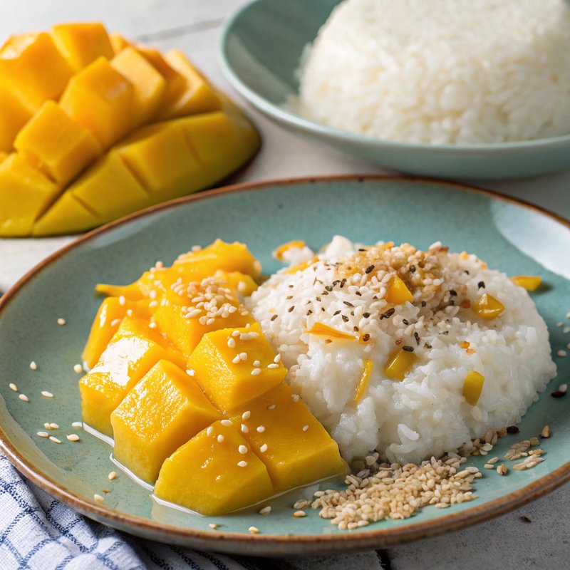 Mango Sticky Rice Pudding