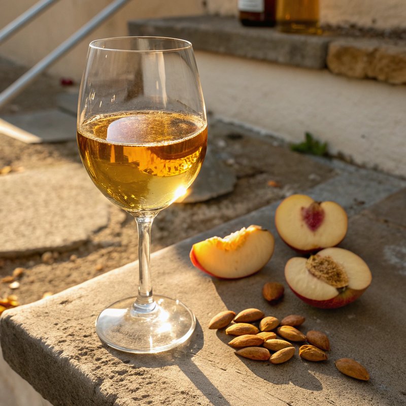 Marsanne - A full-bodied white Rhône grape with rich flavors of almond, white peach, and marzipan. Low in acidity with a waxy, honeyed texture that gains nutty, 