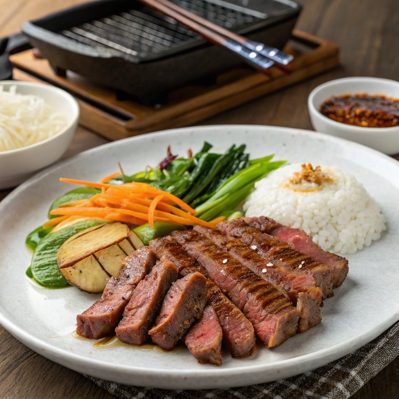 Neobiani (Korean Grilled Marinated Beef)
