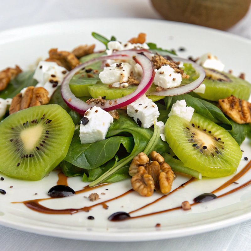 Kiwi and Goat Cheese Salad