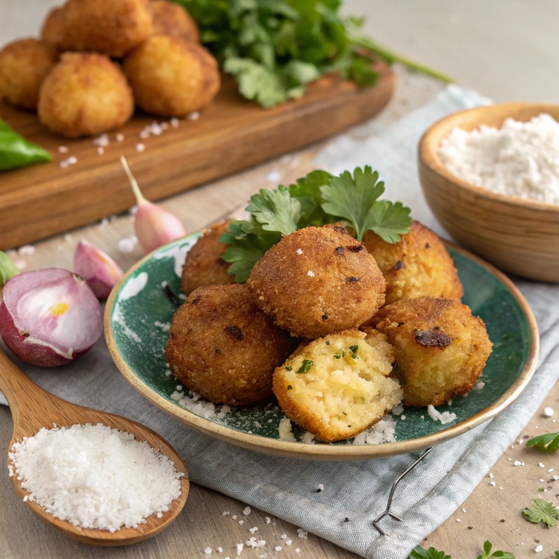 Crispy Malanga Fritters