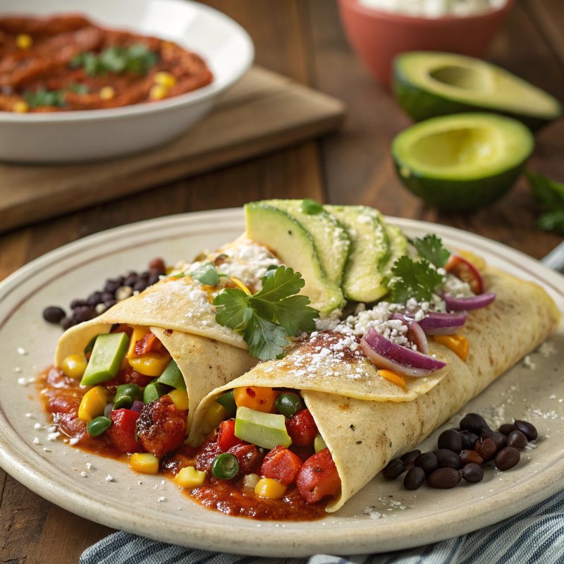 Vegetable Enchiladas