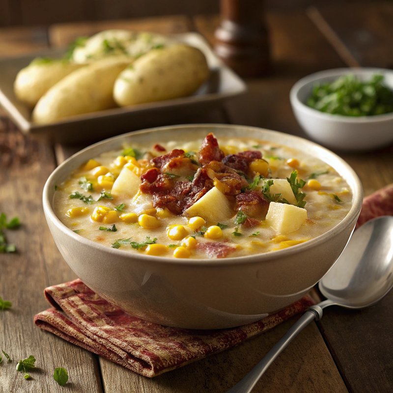Hearty Corn and Potato Chowder