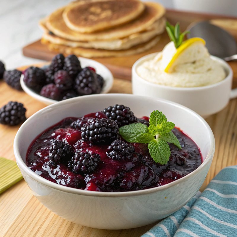 Enhanced Blackberry Compote