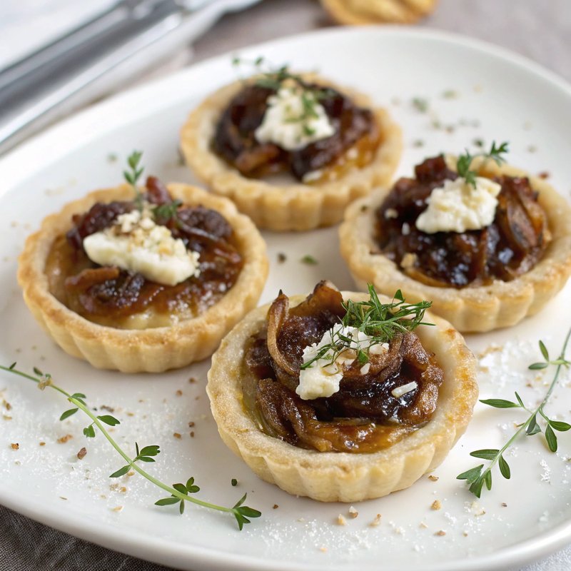 Endive and Caramelized Onion Tartlets