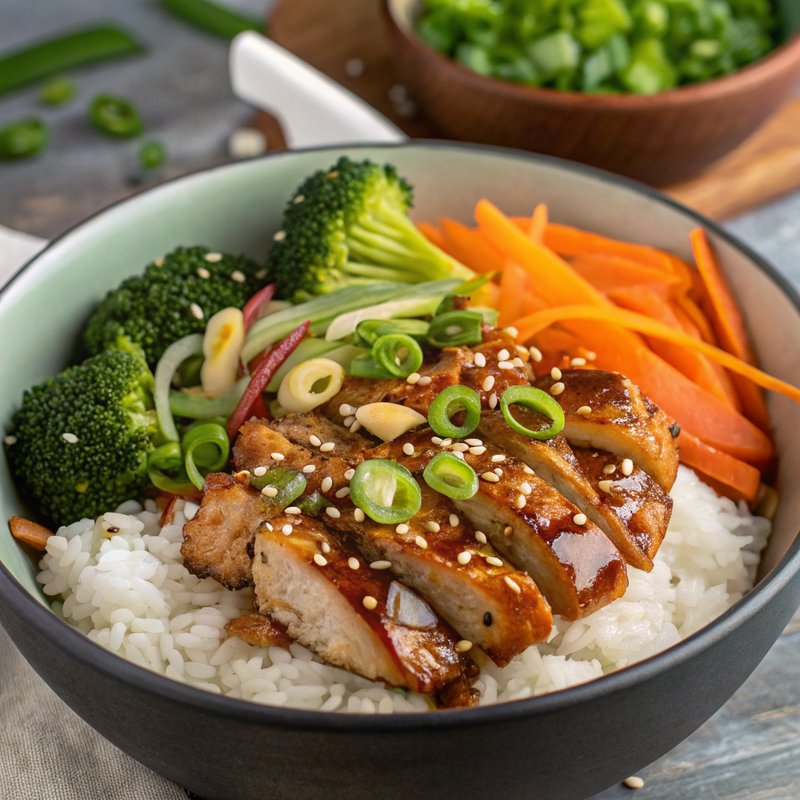 Teriyaki Chicken Rice Bowl