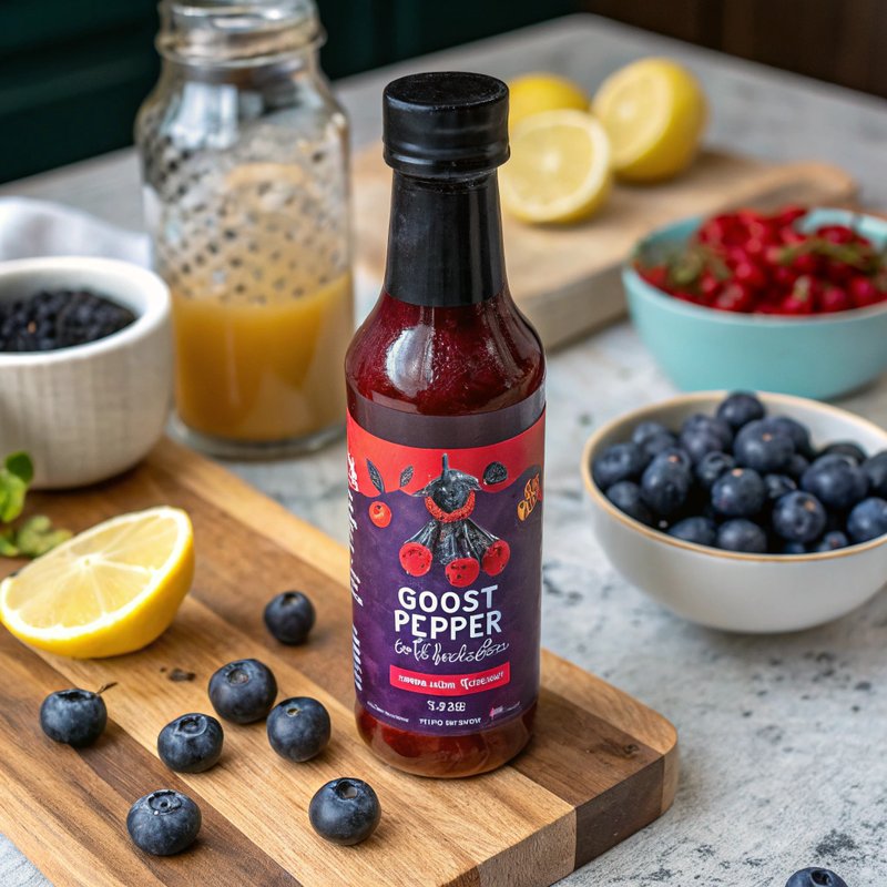 Ghost Pepper Blueberry Sauce