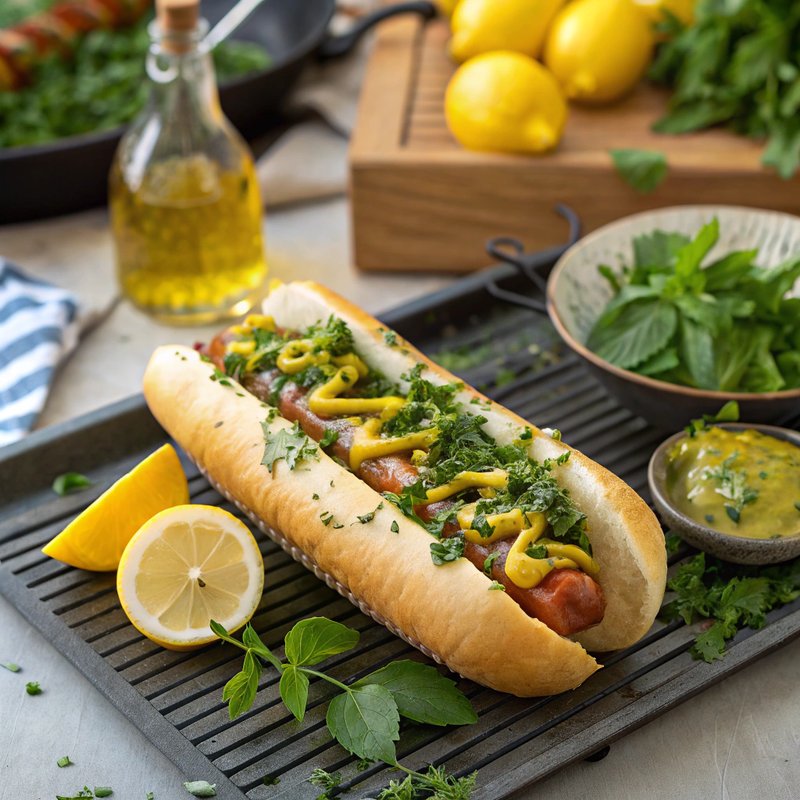 Lemon Herb Dog