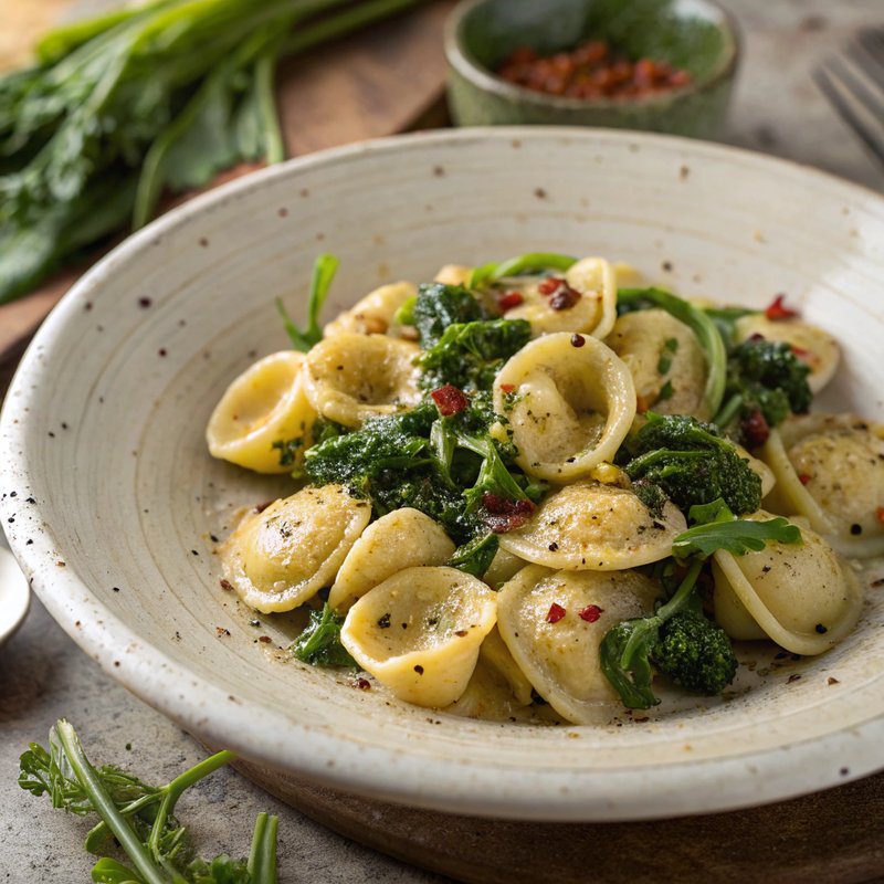Orecchiette Con Cime Di Rapa