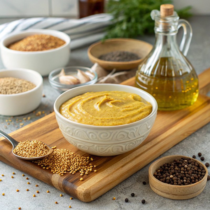 Homemade Dijon Mustard