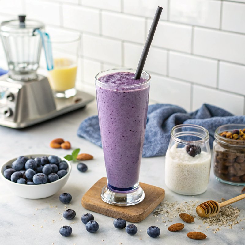 Blueberry Blast Protein Shake