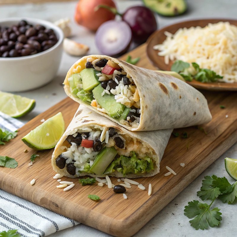 Delicious Veggie Burrito