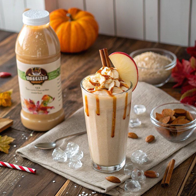Decadent Caramel Apple Protein Shake