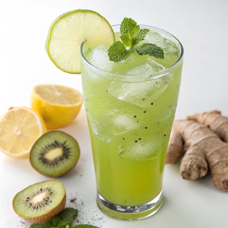 Zesty Kiwi and Ginger Juice