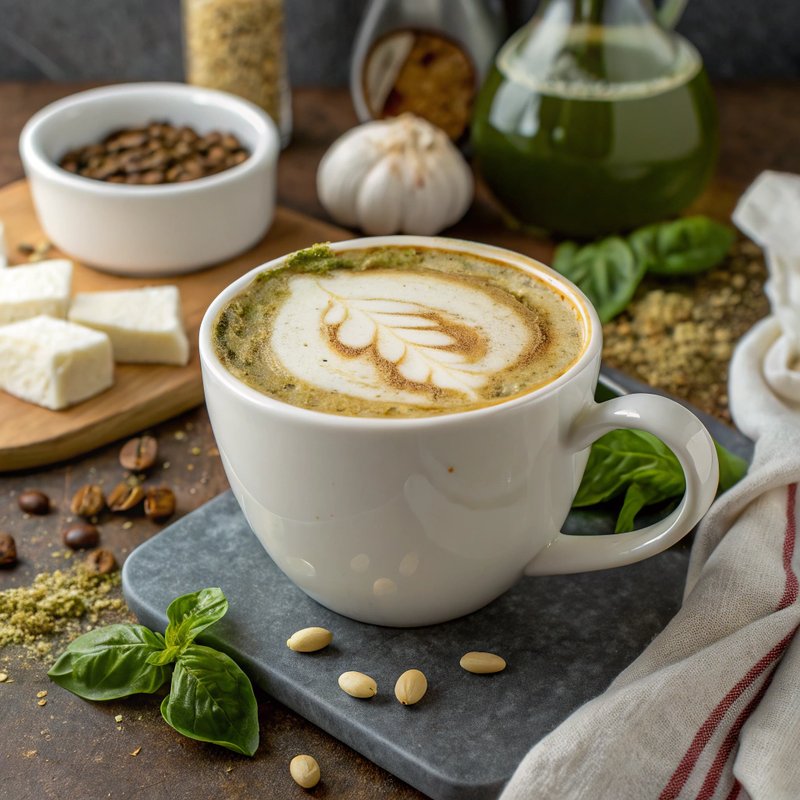 Pesto Infused Flat White