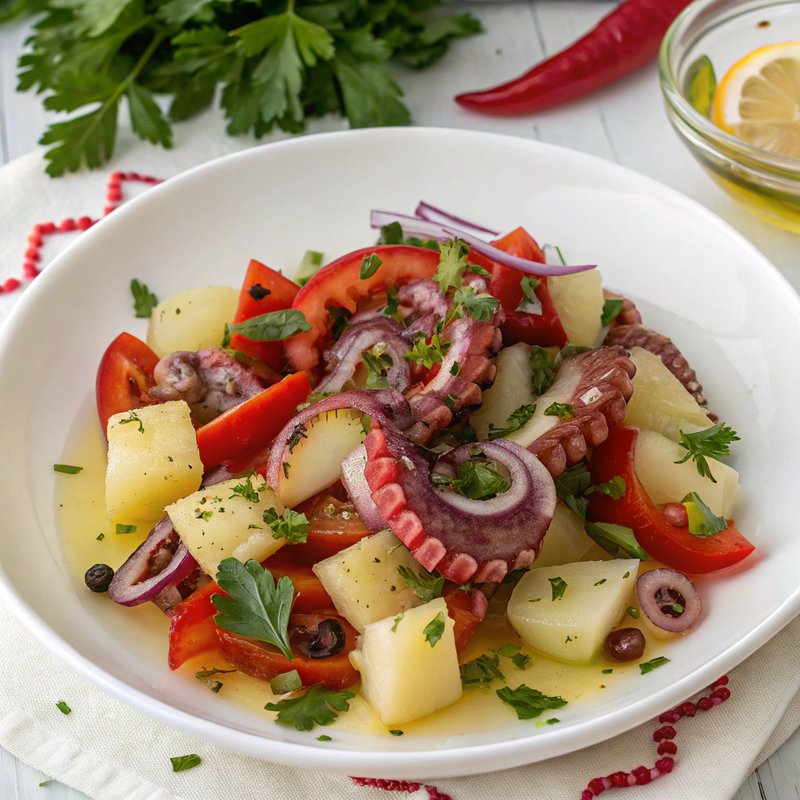 Hobotnica Na Salatu (Octopus Salad)