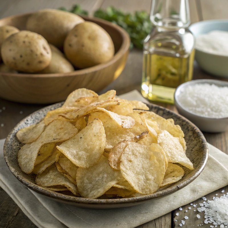 Homemade Salt and Vinegar Crisps