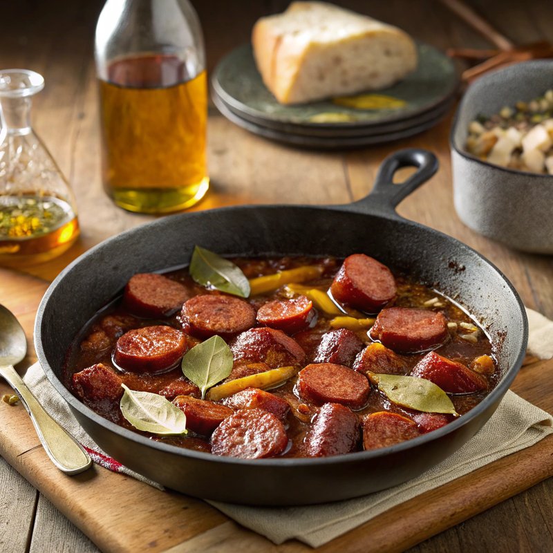 Chorizo in Red Wine