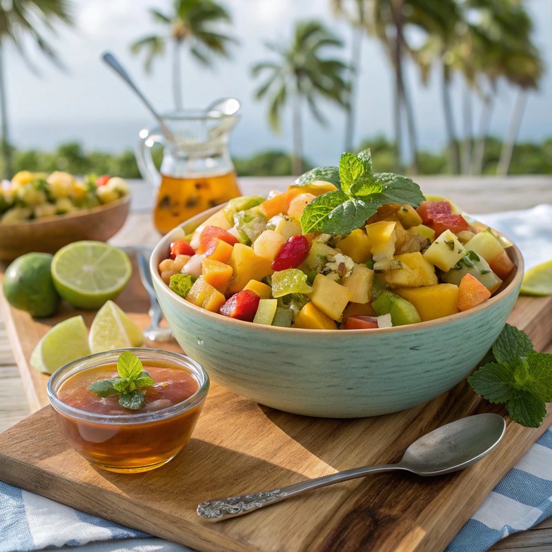 Belizean Fruit Salad with Rum