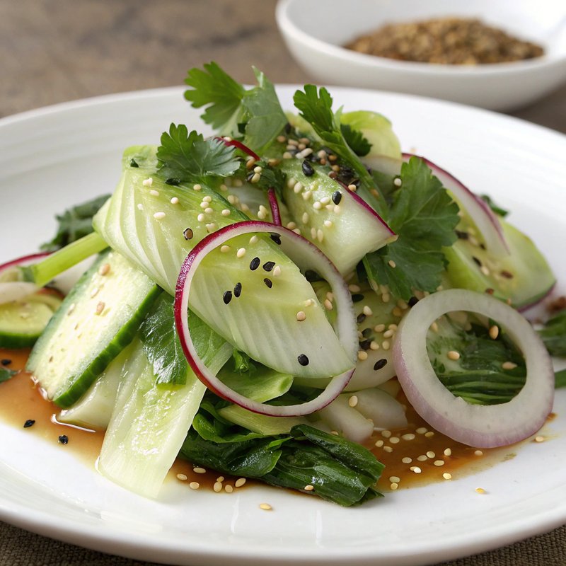 Vibrant Bok Choy and Cucumber Salad