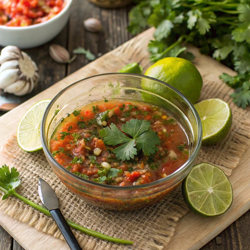 Salsa and Lime Juice Marinade