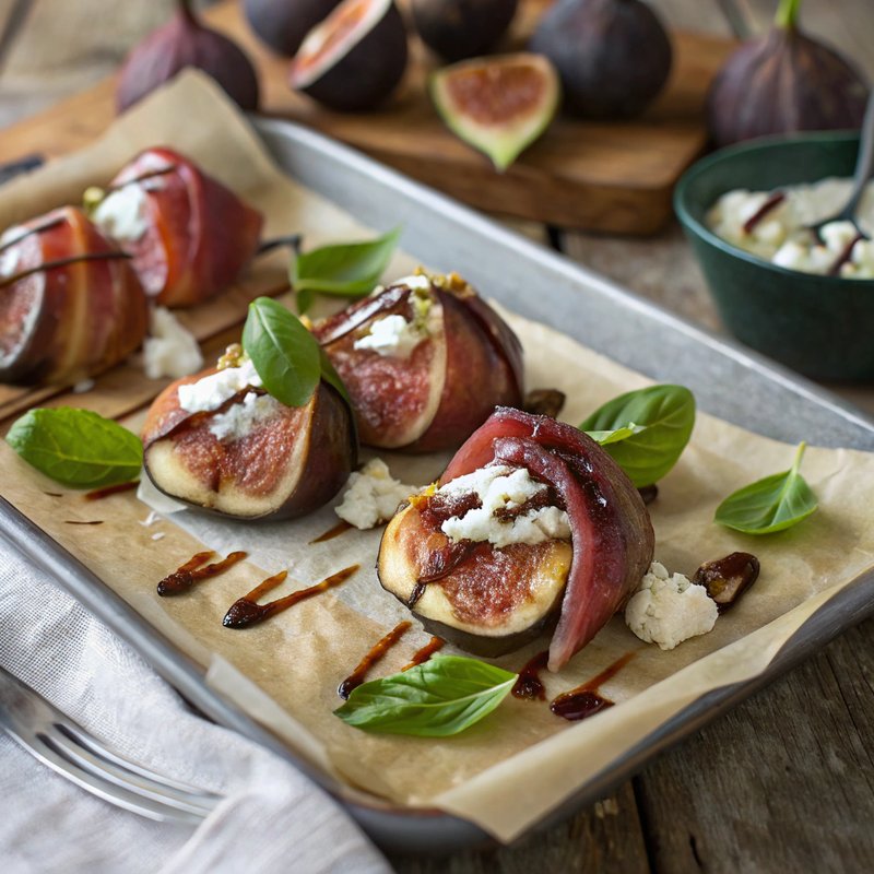 Fig and Balsamic Glazed Figs with Prosciutto