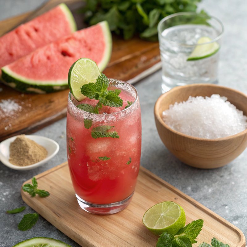 Agua Fresca de Sandía (Watermelon Agua Fresca)