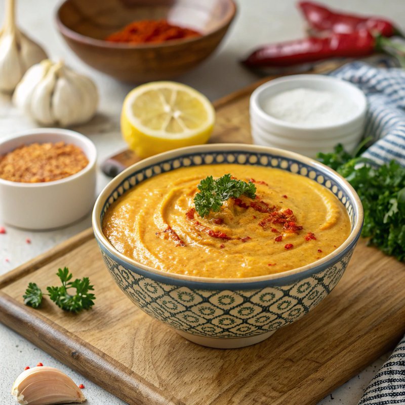 Spicy Harissa Tahini Sauce