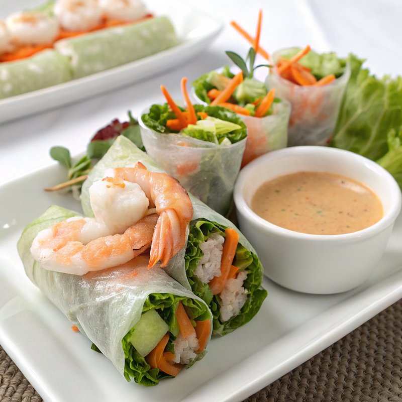 Bo Bia (Vietnamese Fresh Spring Rolls)
