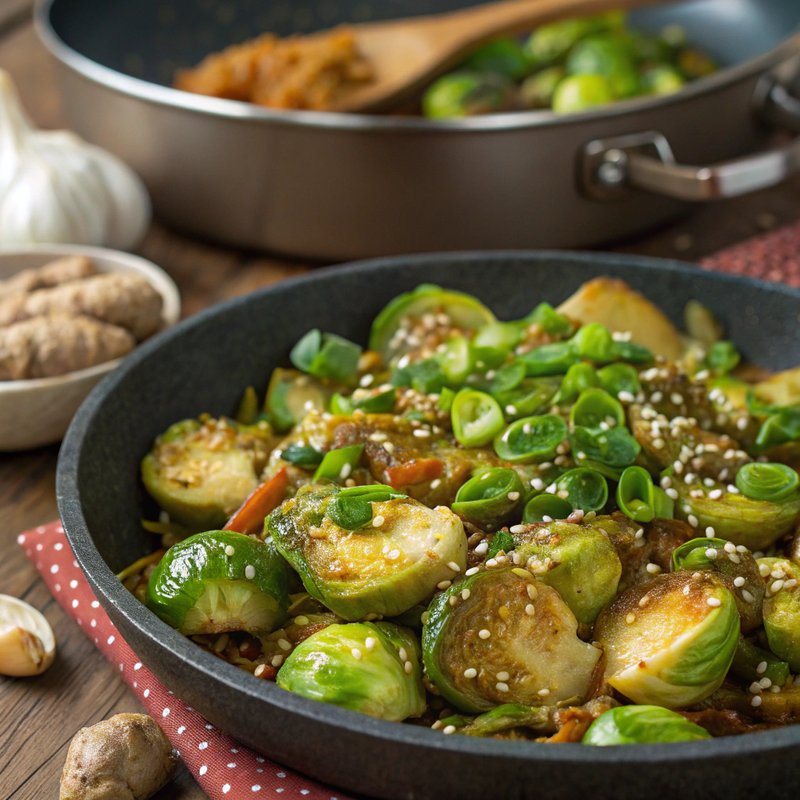 Brussels Sprouts Stir Fry