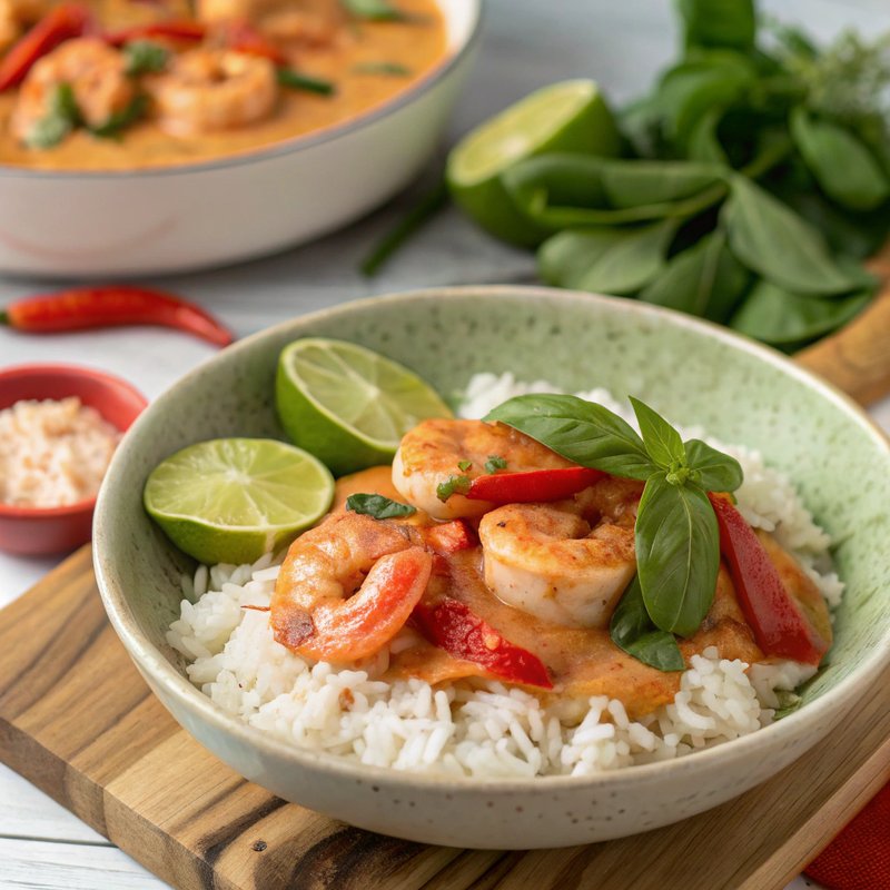 Thai Red Curry Shrimp