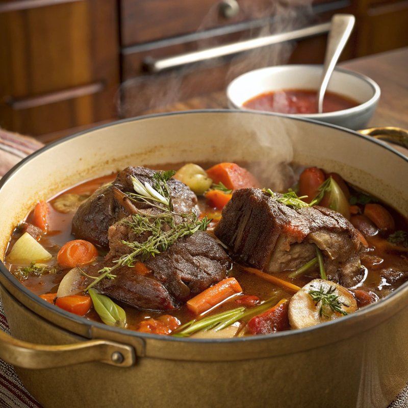 Braised Beef Shank with Rich Gravy