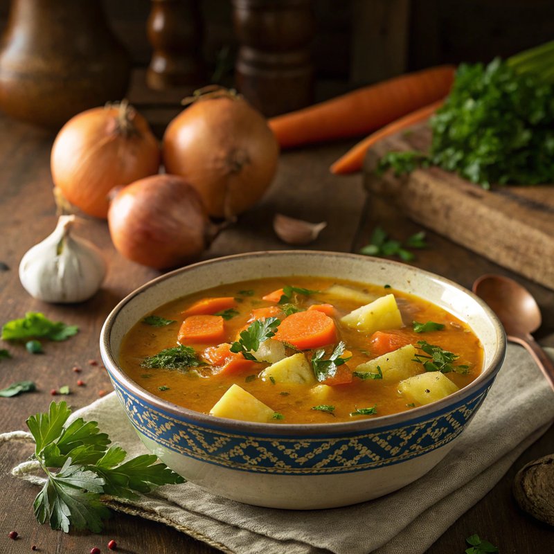 Hearty Carrot and Potato Soup