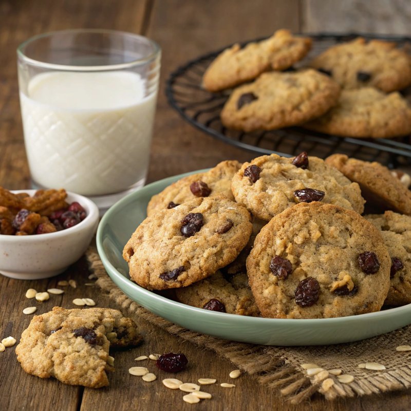Classic Oatmeal Raisin Cookies