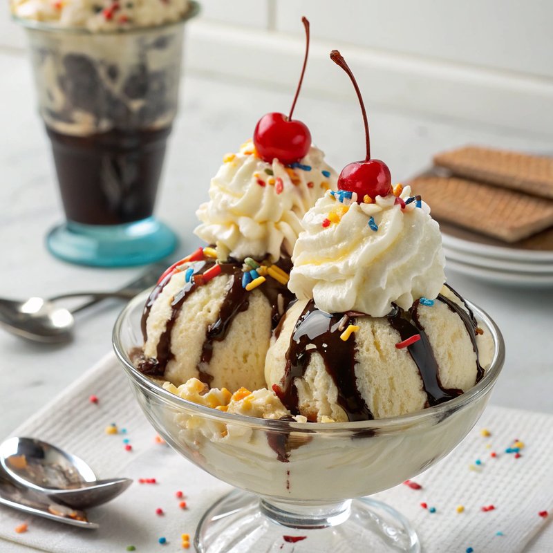 Classic Ice Cream Sundae Deluxe