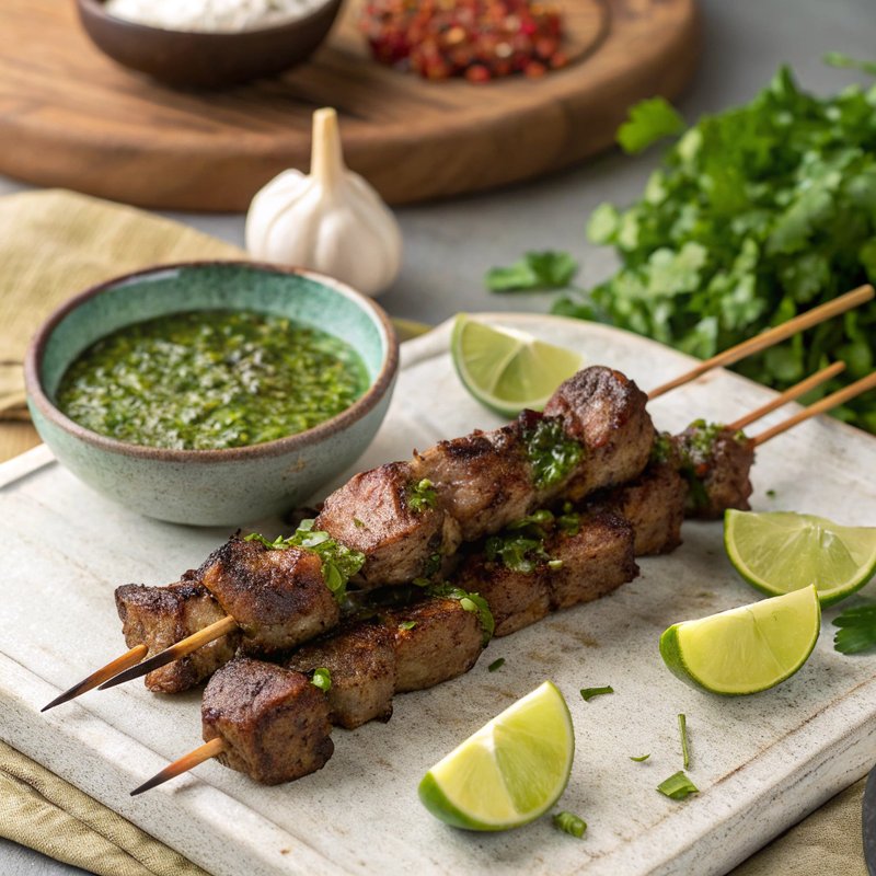 Grilled Meat Skewers Brazilian Style (Churrasco)