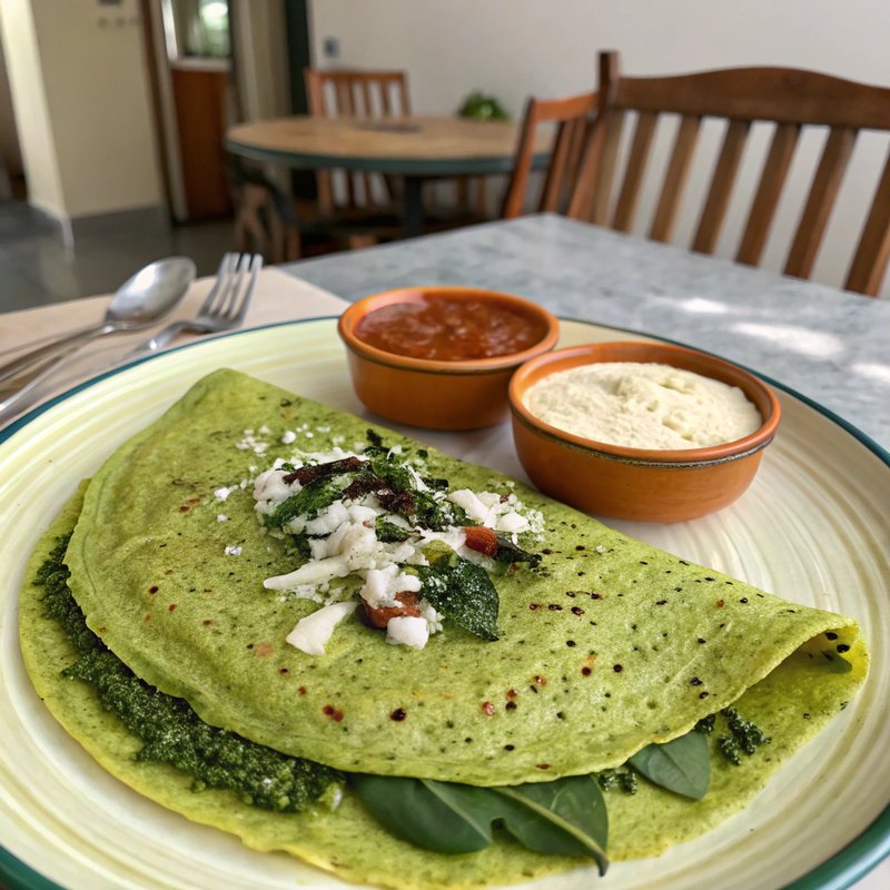 Spinach Dosa