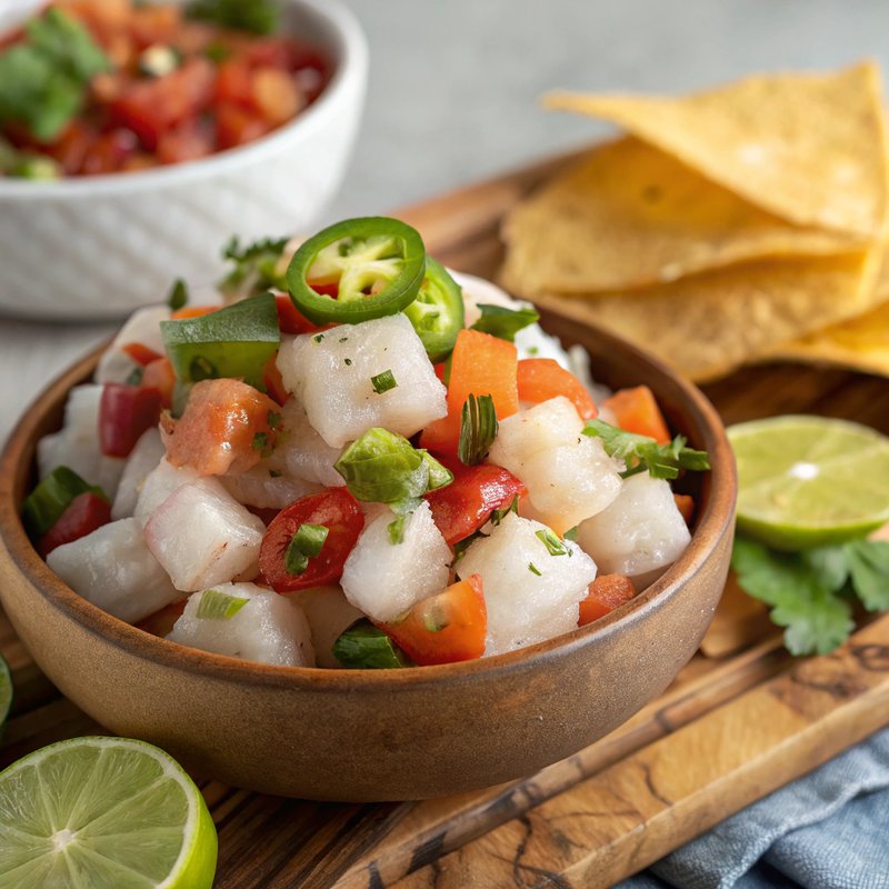 Spicy Pacific Cod Ceviche